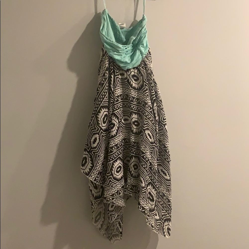 Strapless summer dress